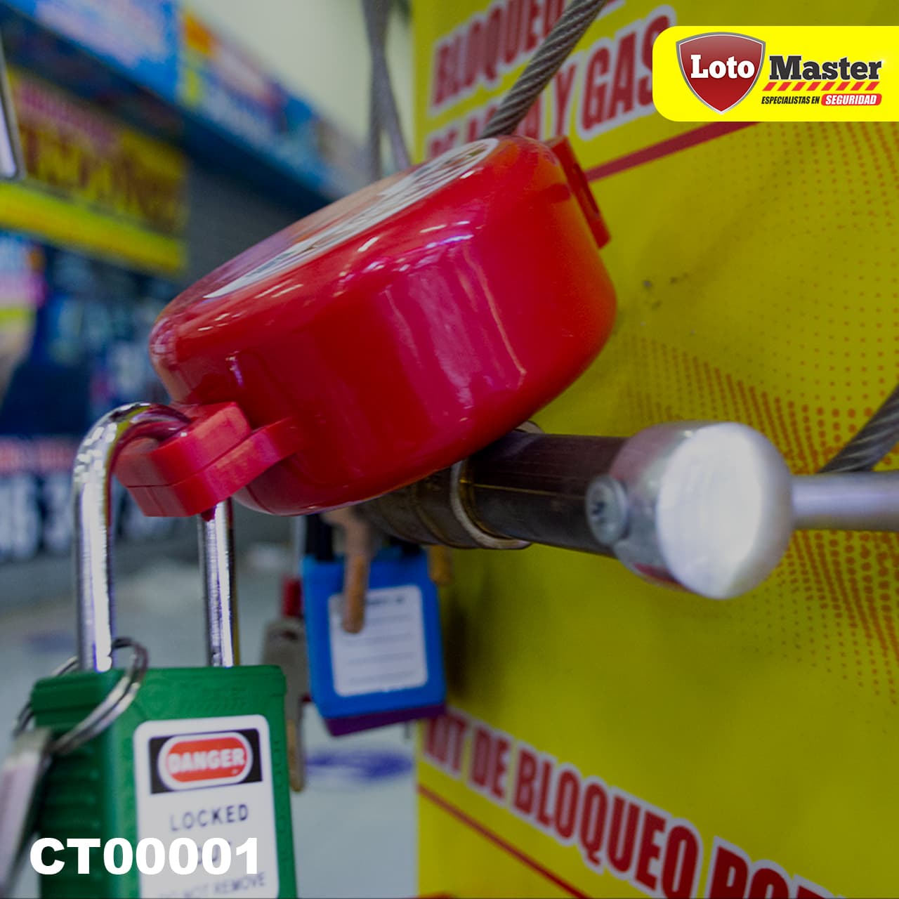 Bloqueo para válvulas de tanques cilíndricos - Vista 4