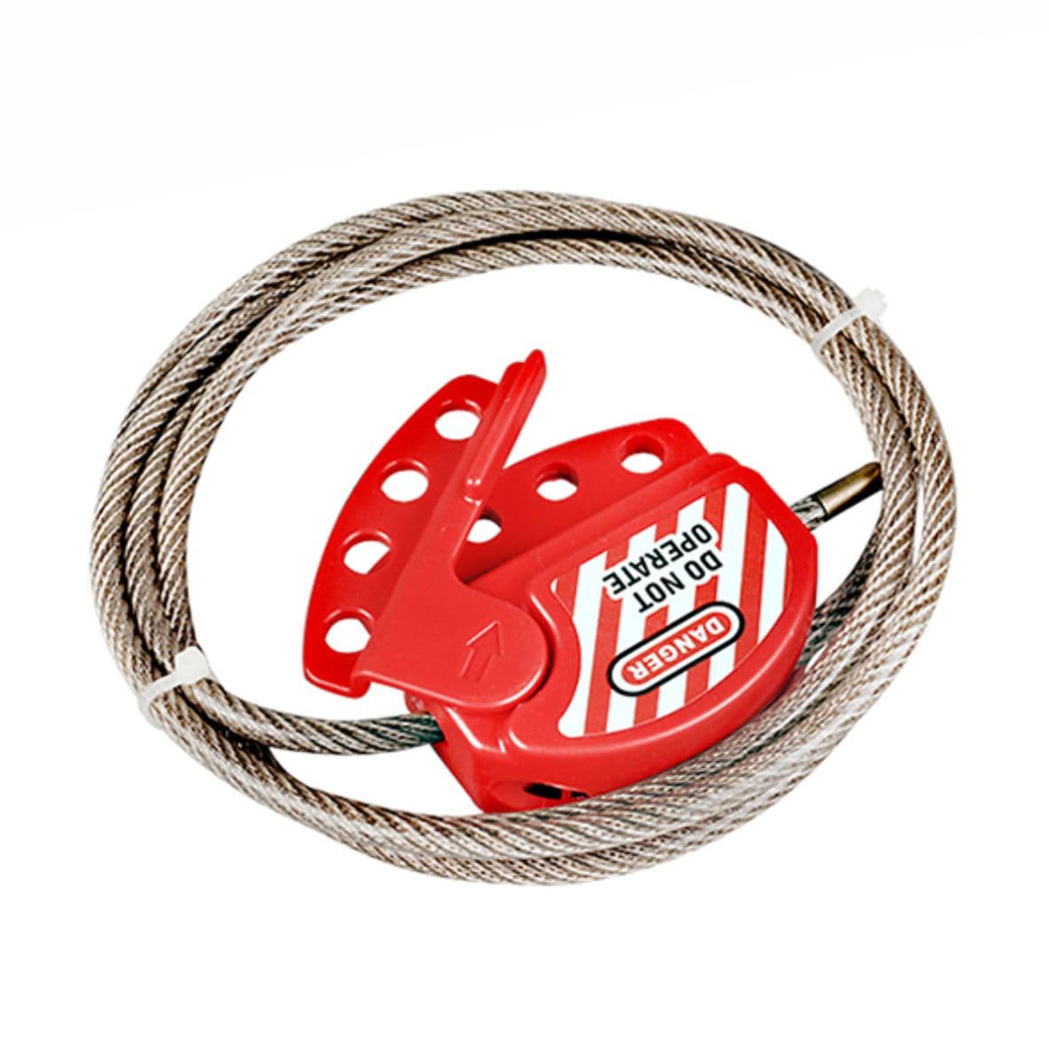 Bloqueo de cable ajustable de acero inoxidable, 6mmx1.8M - Vista 4